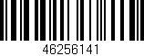 Código de barras (EAN, GTIN, SKU, ISBN): '46256141'