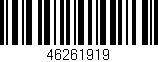 Código de barras (EAN, GTIN, SKU, ISBN): '46261919'