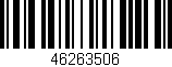 Código de barras (EAN, GTIN, SKU, ISBN): '46263506'