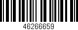 Código de barras (EAN, GTIN, SKU, ISBN): '46266659'