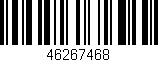 Código de barras (EAN, GTIN, SKU, ISBN): '46267468'