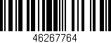 Código de barras (EAN, GTIN, SKU, ISBN): '46267764'
