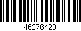 Código de barras (EAN, GTIN, SKU, ISBN): '46276428'