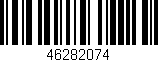 Código de barras (EAN, GTIN, SKU, ISBN): '46282074'