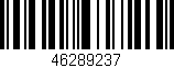 Código de barras (EAN, GTIN, SKU, ISBN): '46289237'