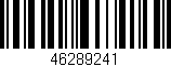 Código de barras (EAN, GTIN, SKU, ISBN): '46289241'
