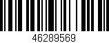 Código de barras (EAN, GTIN, SKU, ISBN): '46289569'