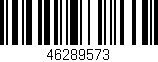 Código de barras (EAN, GTIN, SKU, ISBN): '46289573'