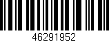 Código de barras (EAN, GTIN, SKU, ISBN): '46291952'