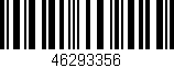 Código de barras (EAN, GTIN, SKU, ISBN): '46293356'