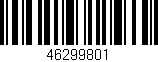 Código de barras (EAN, GTIN, SKU, ISBN): '46299801'