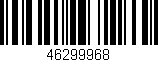 Código de barras (EAN, GTIN, SKU, ISBN): '46299968'