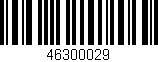 Código de barras (EAN, GTIN, SKU, ISBN): '46300029'
