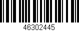 Código de barras (EAN, GTIN, SKU, ISBN): '46302445'