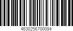 Código de barras (EAN, GTIN, SKU, ISBN): '4630256700094'