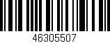 Código de barras (EAN, GTIN, SKU, ISBN): '46305507'