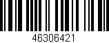 Código de barras (EAN, GTIN, SKU, ISBN): '46306421'