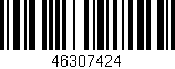 Código de barras (EAN, GTIN, SKU, ISBN): '46307424'