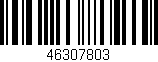 Código de barras (EAN, GTIN, SKU, ISBN): '46307803'