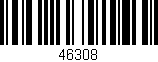 Código de barras (EAN, GTIN, SKU, ISBN): '46308'