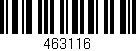Código de barras (EAN, GTIN, SKU, ISBN): '463116'