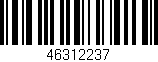 Código de barras (EAN, GTIN, SKU, ISBN): '46312237'