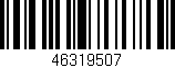 Código de barras (EAN, GTIN, SKU, ISBN): '46319507'