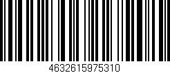 Código de barras (EAN, GTIN, SKU, ISBN): '4632615975310'