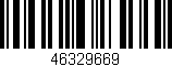 Código de barras (EAN, GTIN, SKU, ISBN): '46329669'