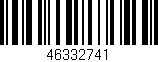 Código de barras (EAN, GTIN, SKU, ISBN): '46332741'