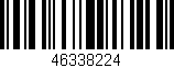 Código de barras (EAN, GTIN, SKU, ISBN): '46338224'