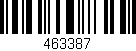 Código de barras (EAN, GTIN, SKU, ISBN): '463387'