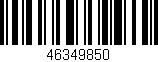 Código de barras (EAN, GTIN, SKU, ISBN): '46349850'