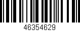 Código de barras (EAN, GTIN, SKU, ISBN): '46354629'