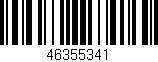 Código de barras (EAN, GTIN, SKU, ISBN): '46355341'
