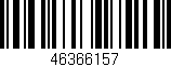 Código de barras (EAN, GTIN, SKU, ISBN): '46366157'