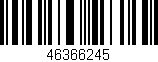 Código de barras (EAN, GTIN, SKU, ISBN): '46366245'