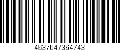 Código de barras (EAN, GTIN, SKU, ISBN): '4637647364743'