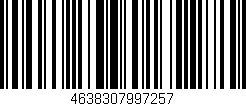 Código de barras (EAN, GTIN, SKU, ISBN): '4638307997257'