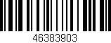 Código de barras (EAN, GTIN, SKU, ISBN): '46383903'