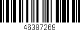 Código de barras (EAN, GTIN, SKU, ISBN): '46387269'