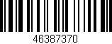 Código de barras (EAN, GTIN, SKU, ISBN): '46387370'