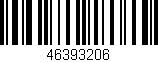 Código de barras (EAN, GTIN, SKU, ISBN): '46393206'
