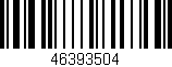 Código de barras (EAN, GTIN, SKU, ISBN): '46393504'
