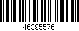 Código de barras (EAN, GTIN, SKU, ISBN): '46395576'