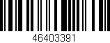 Código de barras (EAN, GTIN, SKU, ISBN): '46403391'