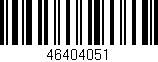 Código de barras (EAN, GTIN, SKU, ISBN): '46404051'