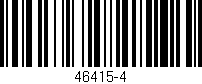 Código de barras (EAN, GTIN, SKU, ISBN): '46415-4'