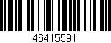 Código de barras (EAN, GTIN, SKU, ISBN): '46415591'