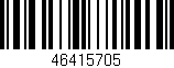 Código de barras (EAN, GTIN, SKU, ISBN): '46415705'